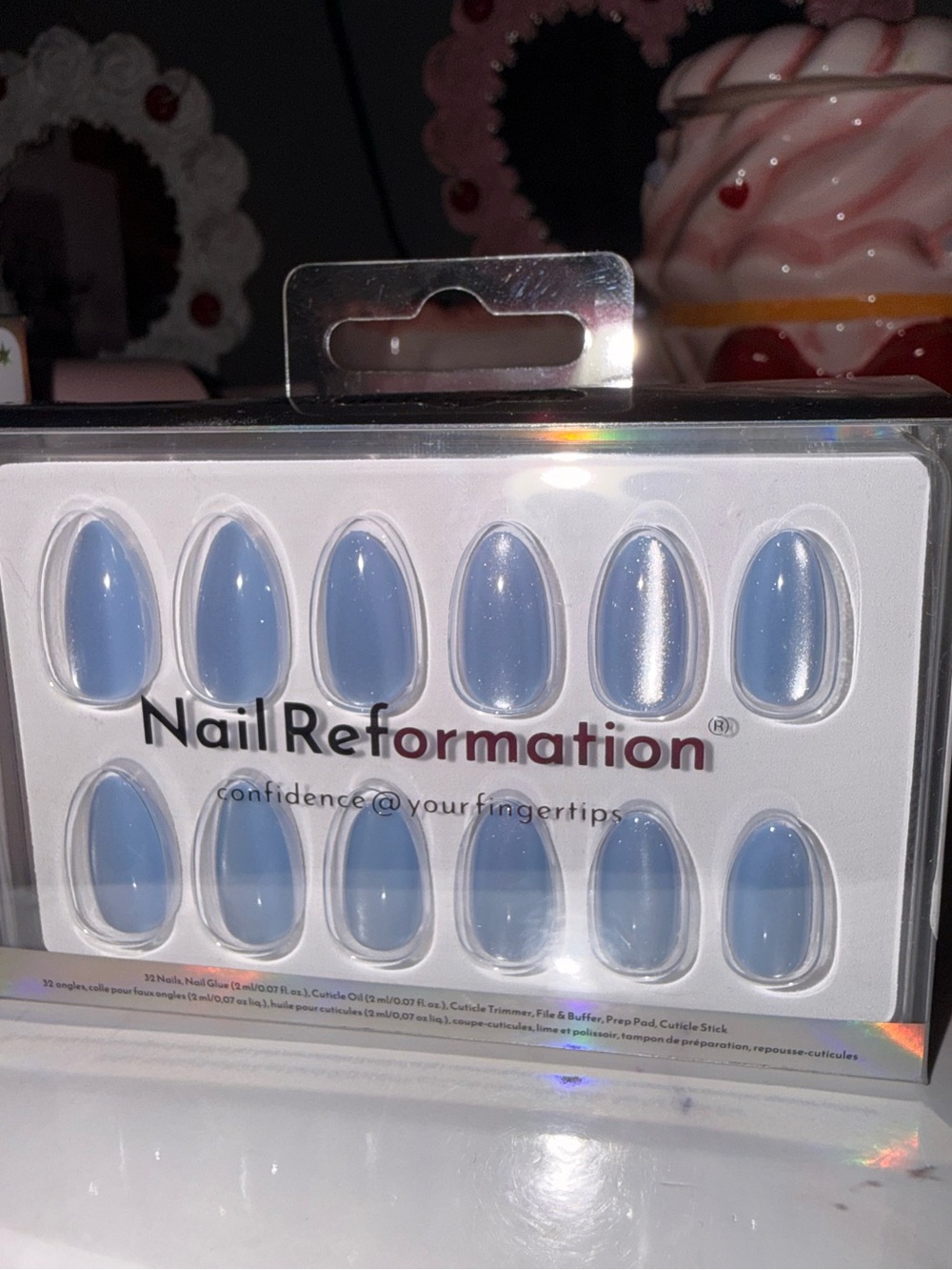 Nail Reformation Light Blue Press-On Nails - 14-Piece Set